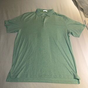 Tasc Men's Green/mint polo Shirt, Size XL